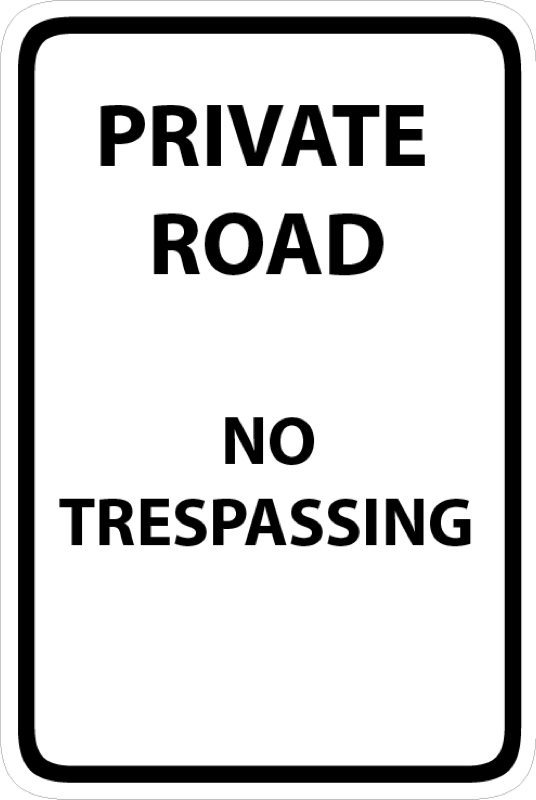 Parking and Regulation Signs 12x18